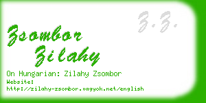 zsombor zilahy business card